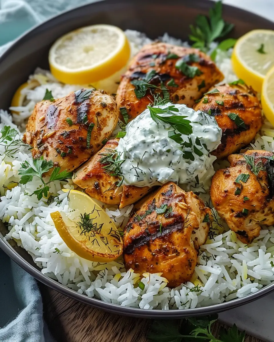 Dump And Bake Chicken Tzatziki Rice: Easy and Flavorful Comfort Dish
