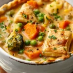Veggie Pot Pie Soup