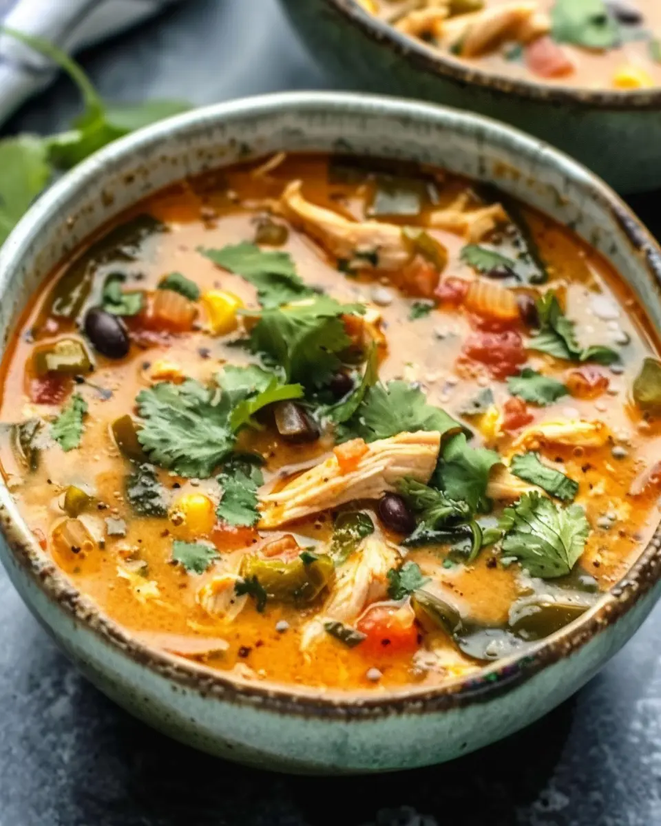 Chicken Poblano Soup: Easy, Flavorful Comfort for Cozy Nights