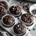 Double Chocolate Espresso Muffins