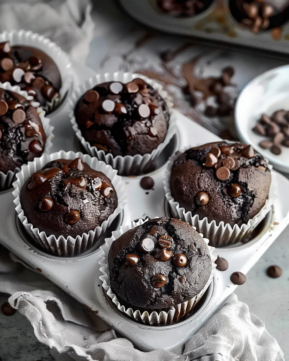 Double Chocolate Espresso Muffins: Indulgent Treat for Coffee Lovers