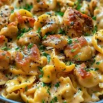 Cowboy Butter Garlic Chicken Tortellini