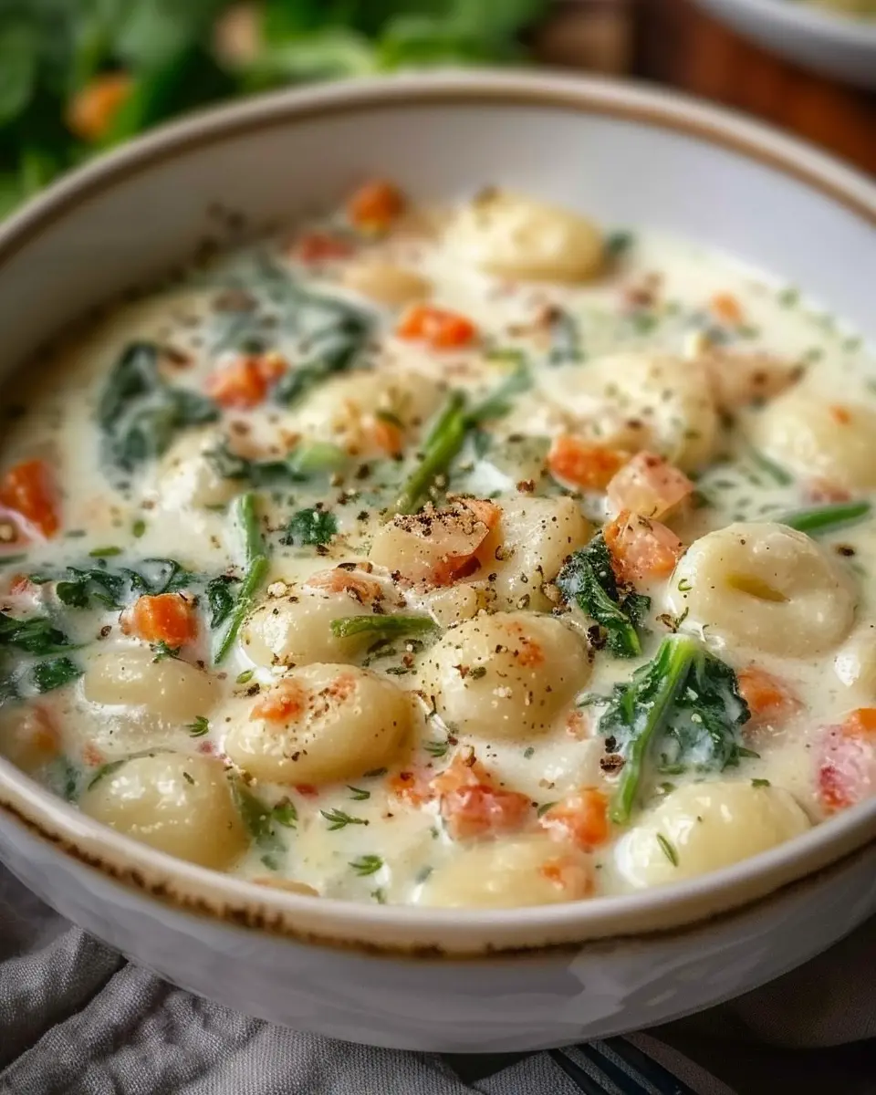 Creamy Vegetarian Gnocchi Soup: A Cozy, Nourishing Delight
