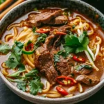 Delicious Satay Beef Noodle Soup Recipe