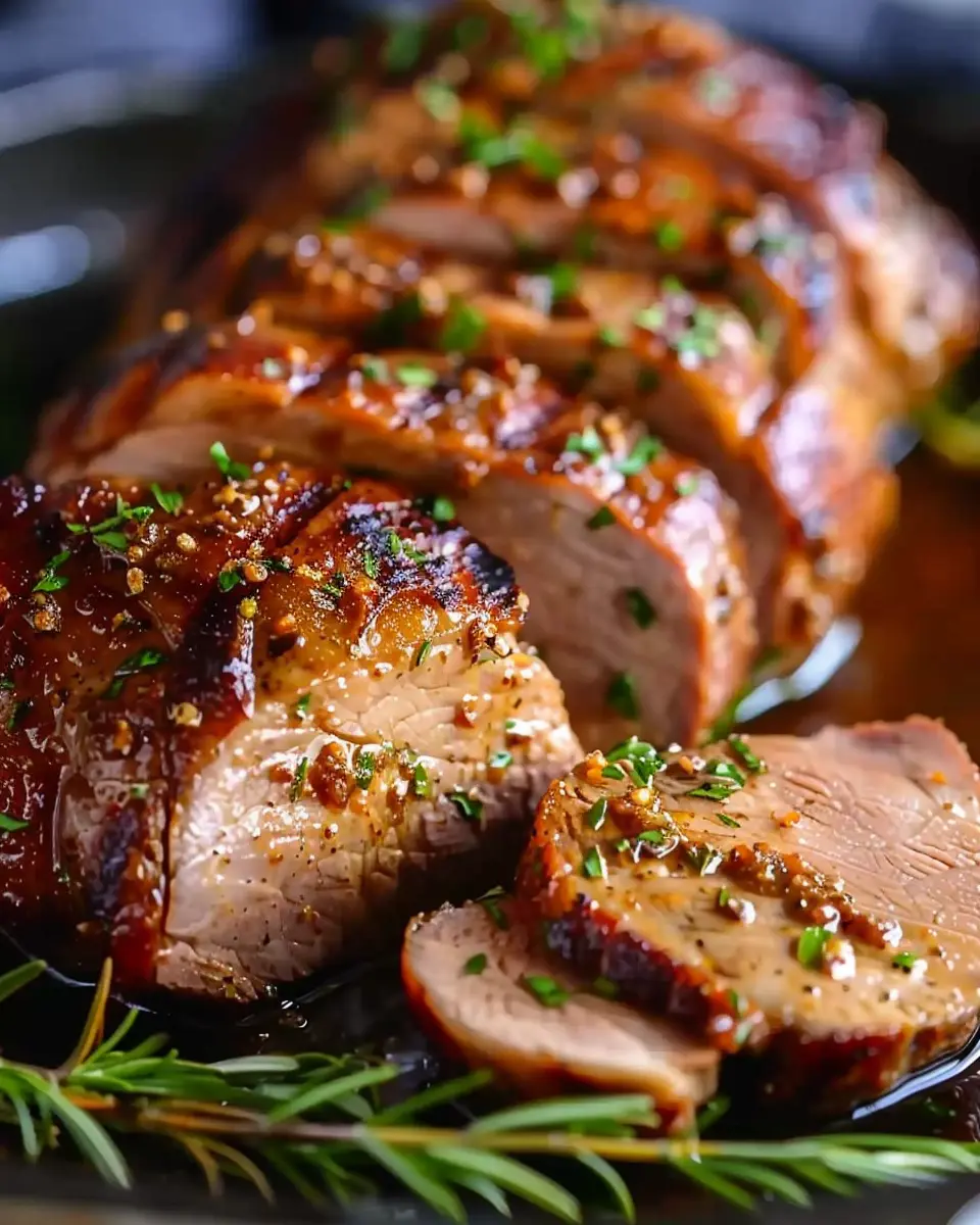 Irresistibly Easy Baked Pork Tenderloin with Flavorful Herbs