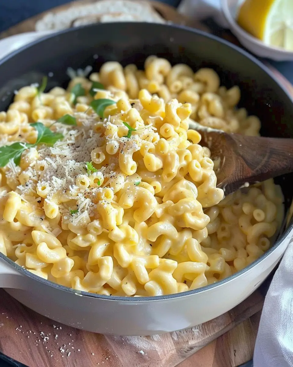 One Pot Creamy Mac with Turkey Bacon and Chicken Ham Delight