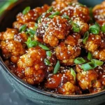 Sticky Sesame Cauliflower