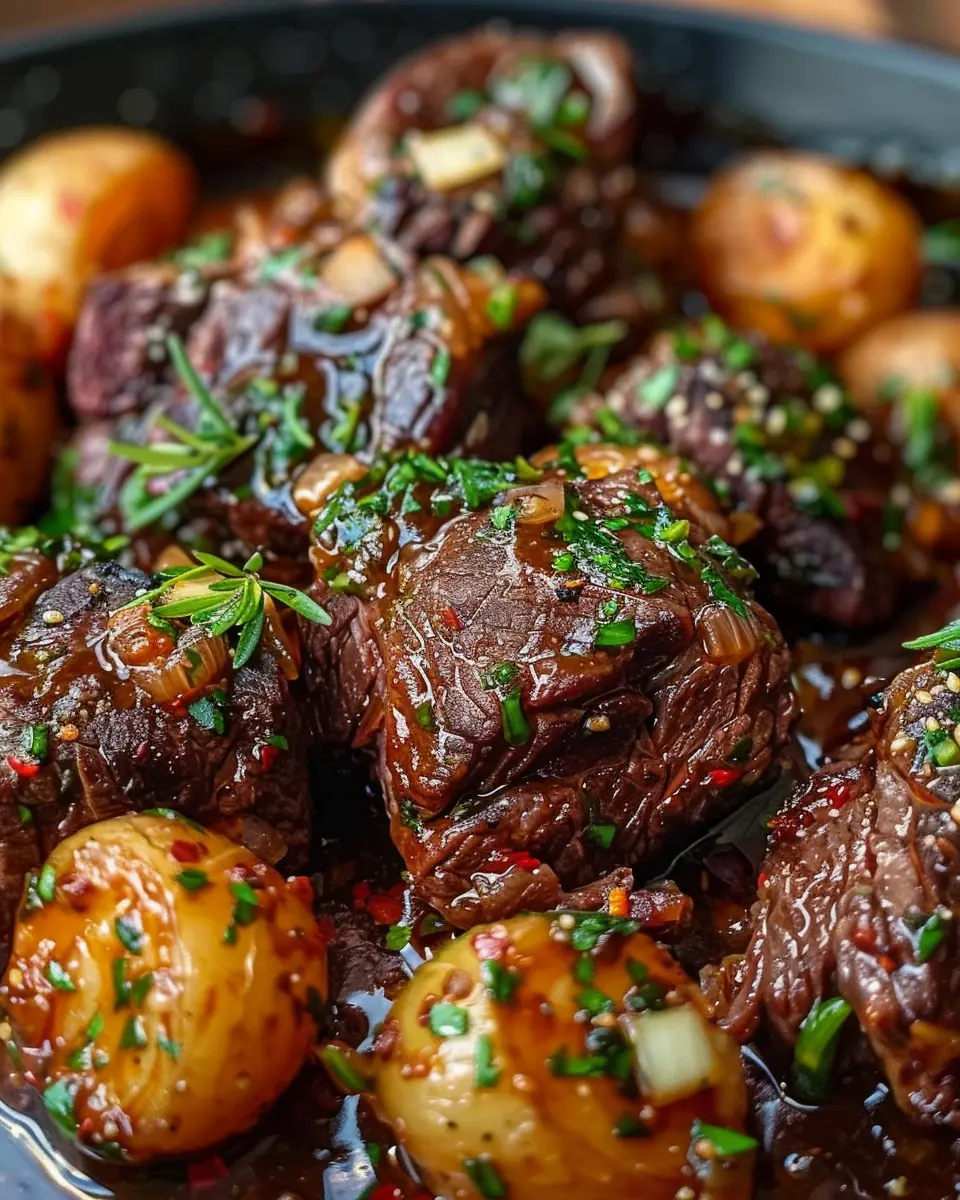 Slow Cooker Garlic Butter Beef: Tender and Indulgent Delight