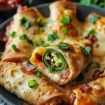Bacon Jalapeño Popper Eggrolls