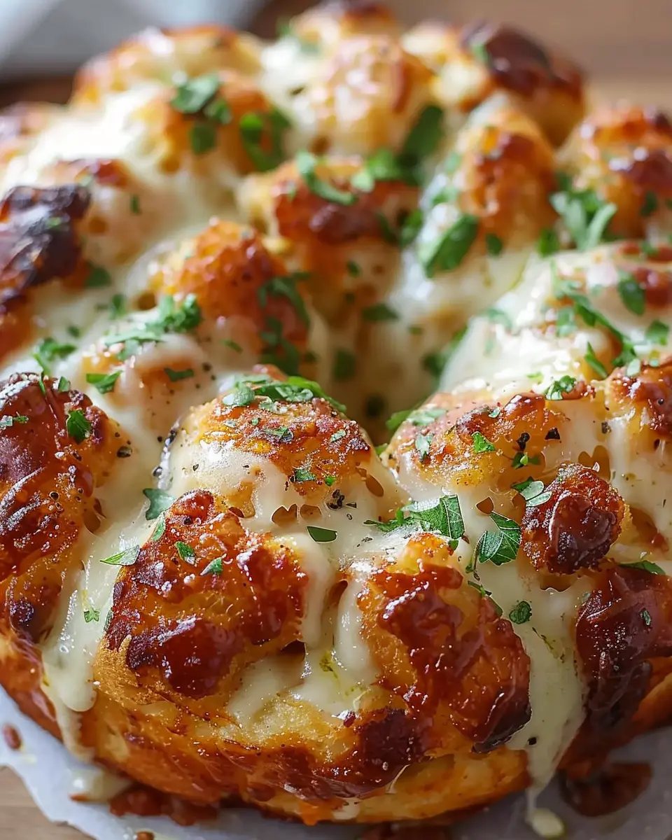 Chicken Alfredo Monkey Bread: Easy Indulgence for Food Lovers