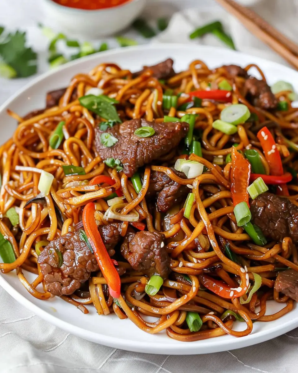 Easy Beef Lo Mein: A Quick and Delicious Homemade Delight