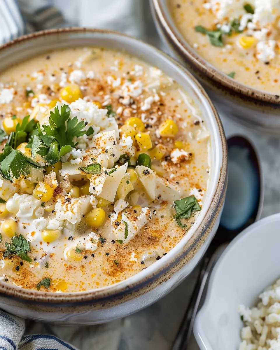Mexican Street Corn Soup: Easy Comfort Food with Turkey Bacon