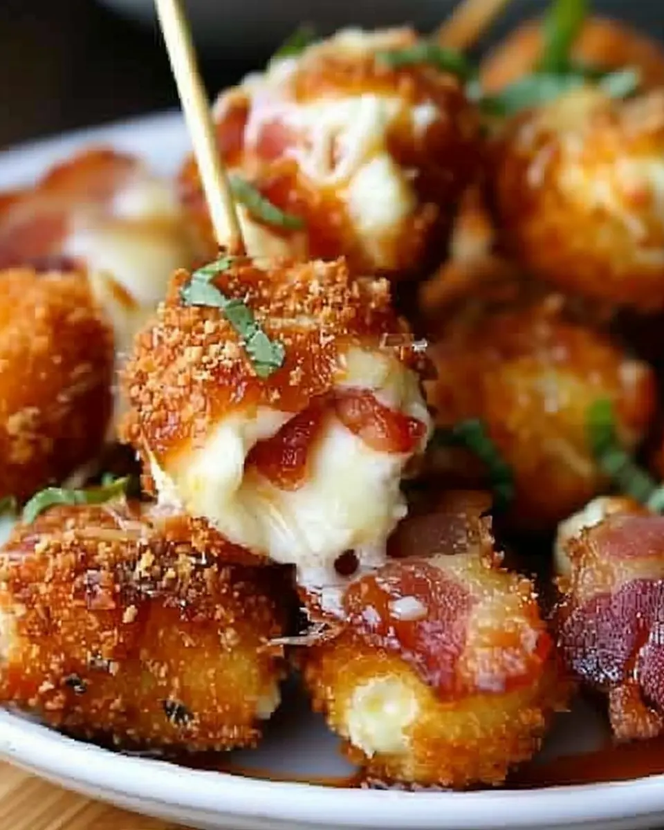 Crispy Turkey Bacon Mozzarella Poppers: A Deliciously Easy Appetizer