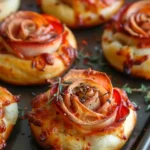 Easy Pizza Roses for Valentine’s Day