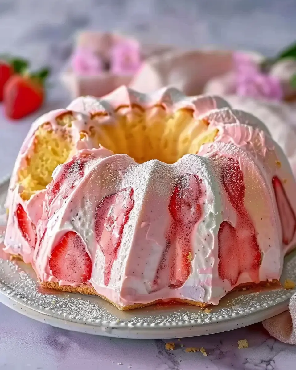 Strawberry Milkshake Pound Cake Recipe: Indulgent Summer Delight