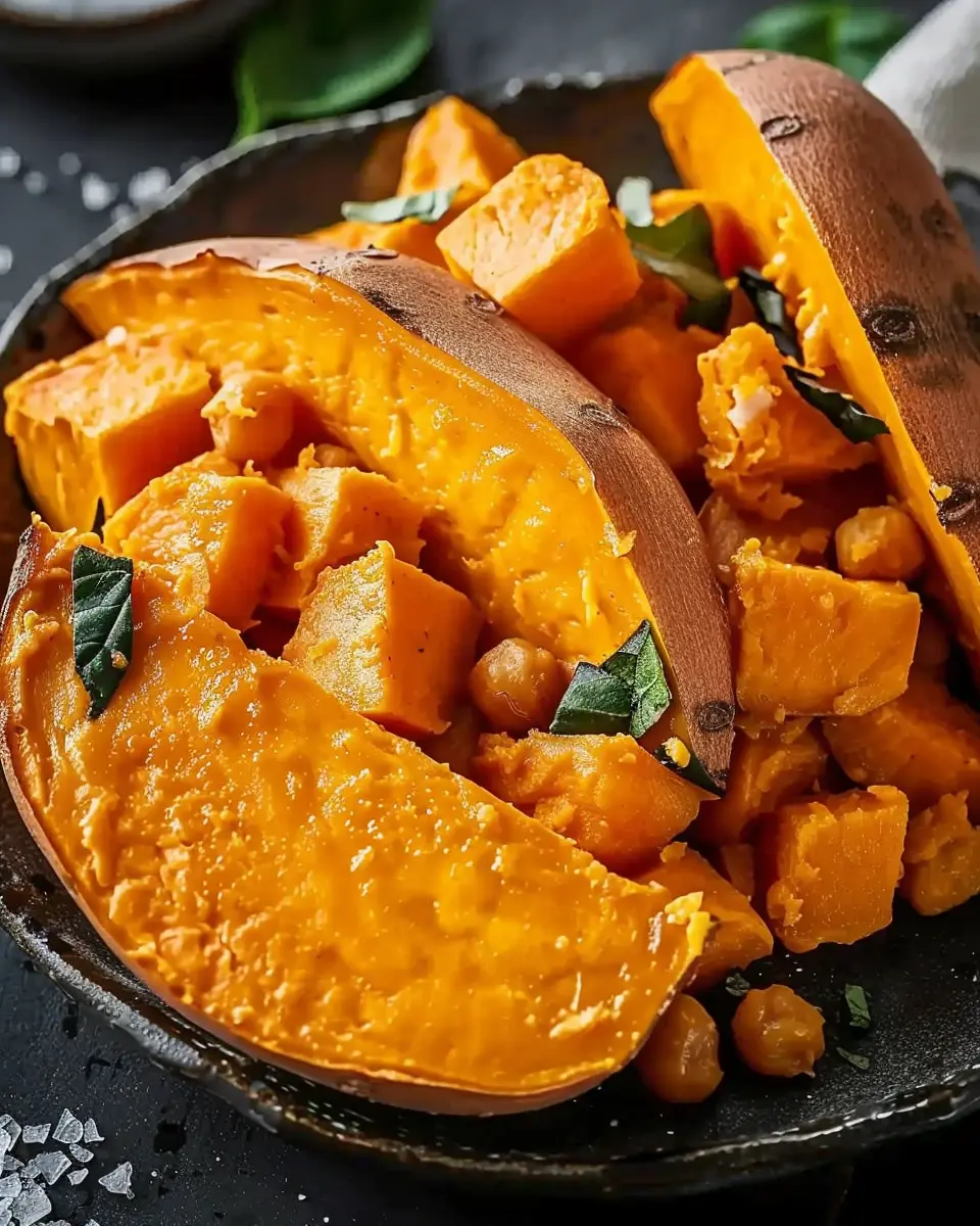 Sweet Potato Bliss: Easy Turkey Bacon &amp; Chicken Ham Bake