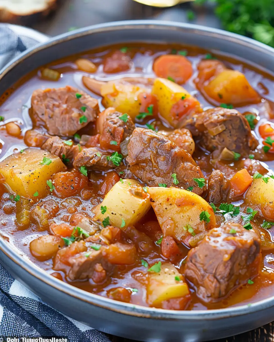 Cowboy Stew: A Hearty, Easy Recipe with Turkey Bacon and Chicken Ham