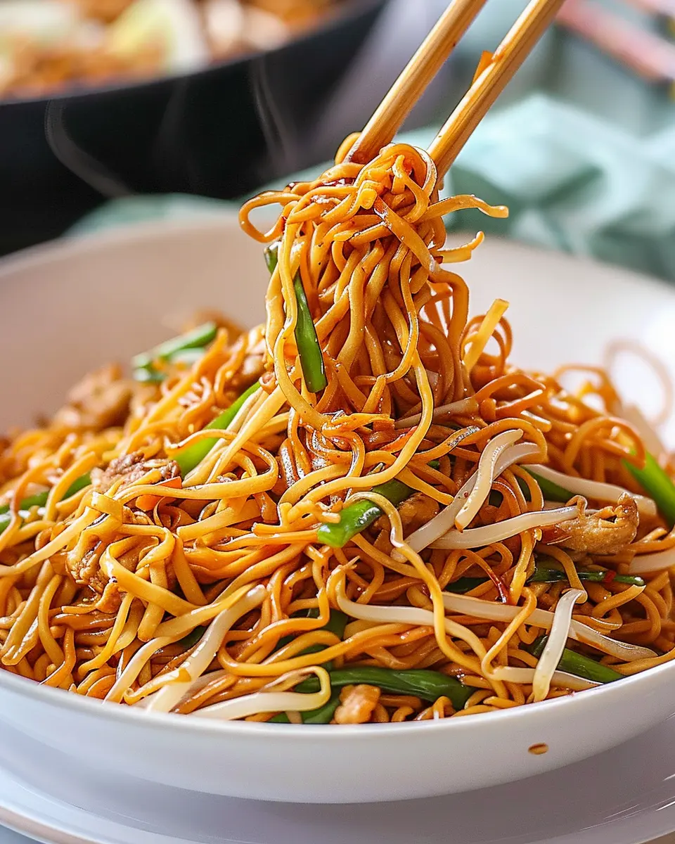 Cantonese Chow Mein: Easy, Flavorful Dinner with Turkey Bacon