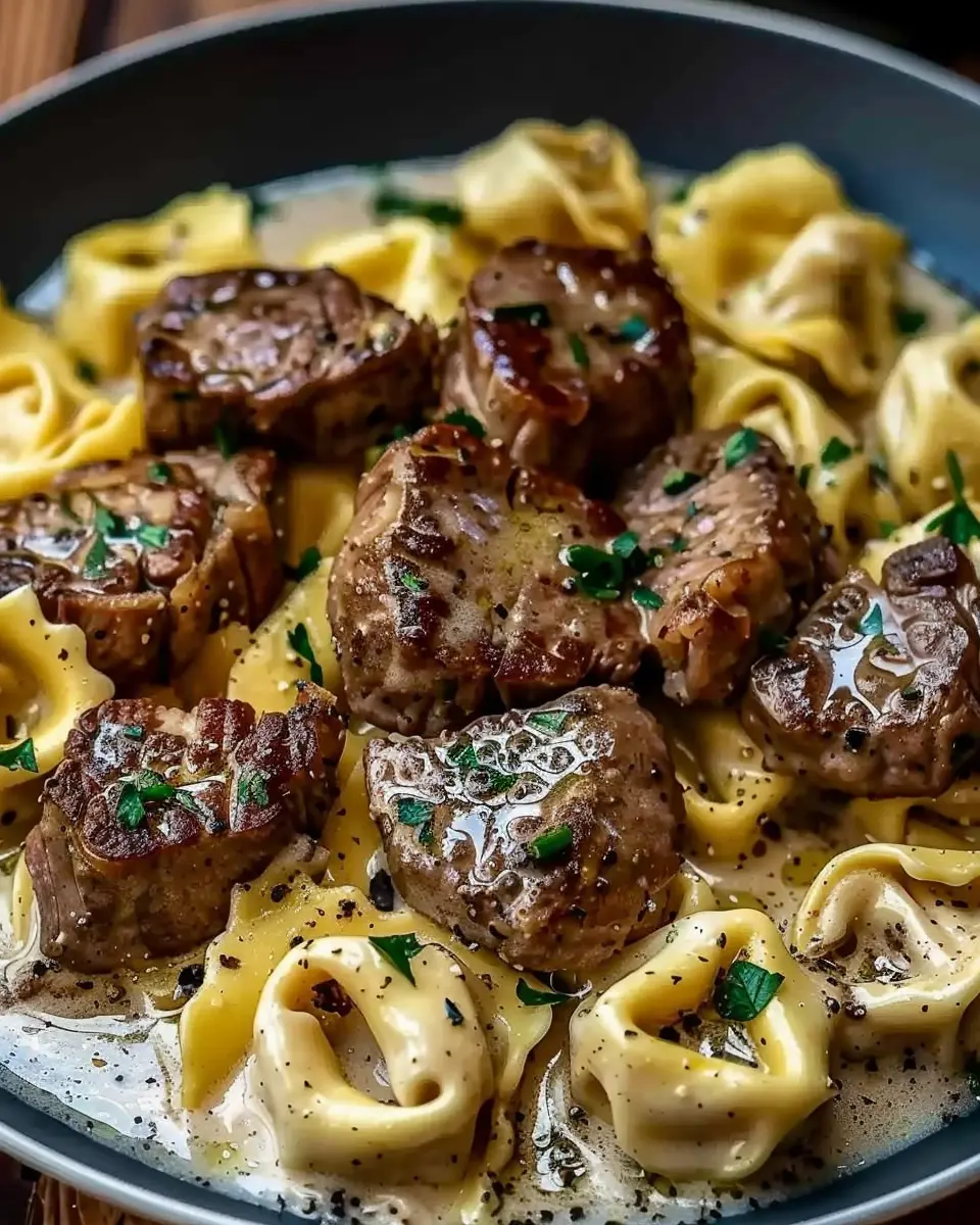 Cracked Garlic Steak Tortellini: Indulgent Comfort Food Made Simple
