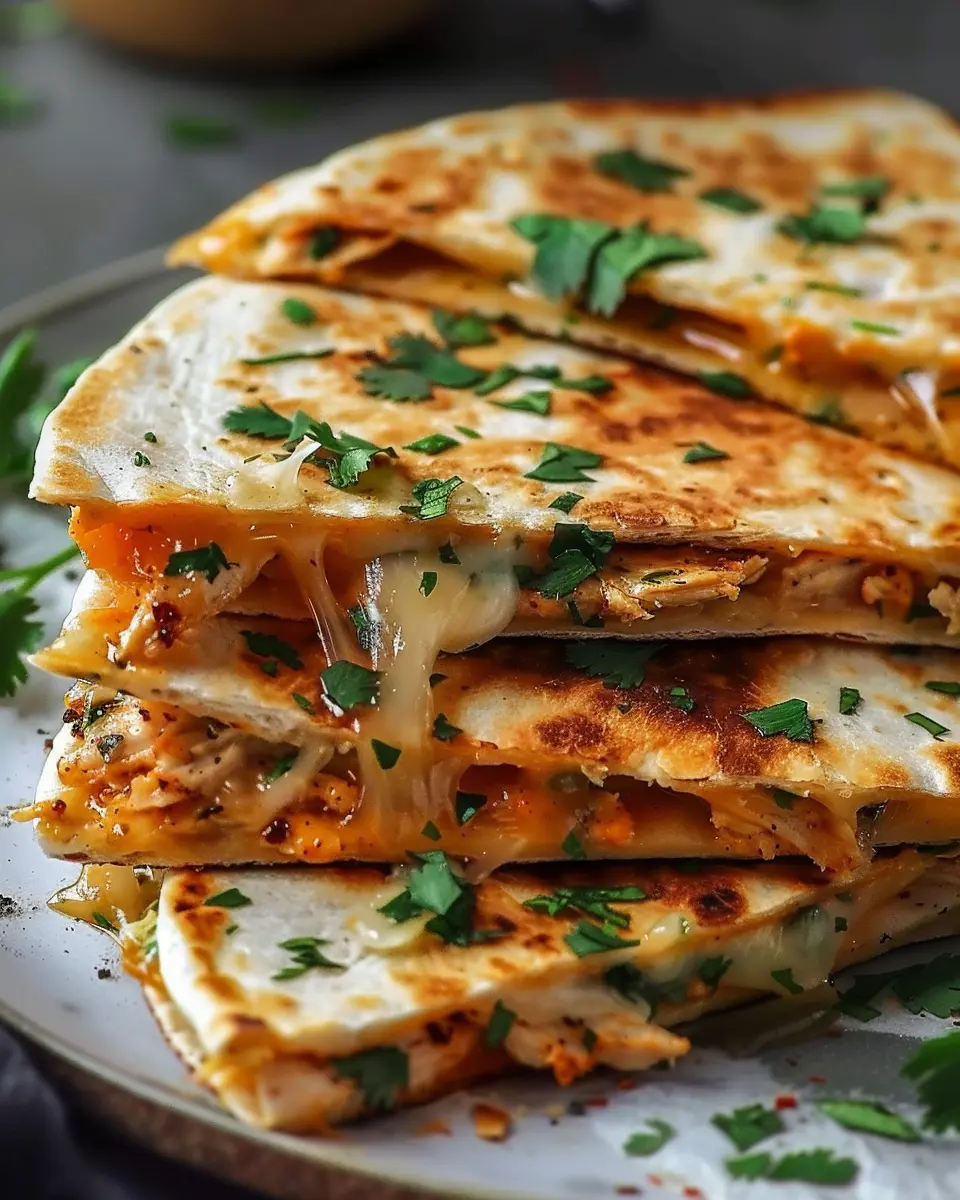 Cheesy Hot Honey Chicken Quesadillas: An Indulgent Homemade Delight