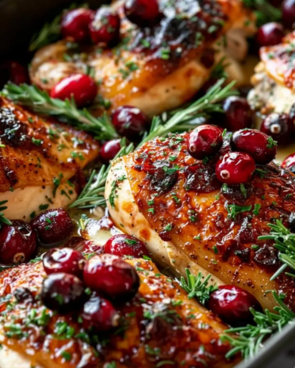 Honey Cranberry Chicken Bake: Easy and Delicious Family Meal