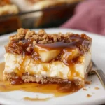 Caramel Apple Cheesecake Bars