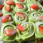 Strawberry Matcha Latte Rolls