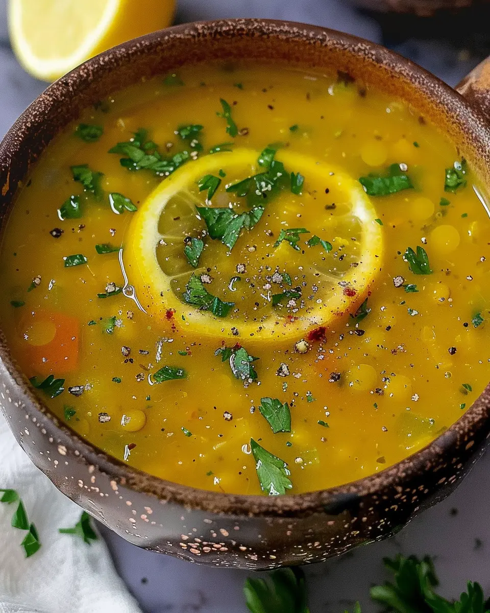 Lemon Lentil Soup: The Best Comfort Recipe You’ll Love