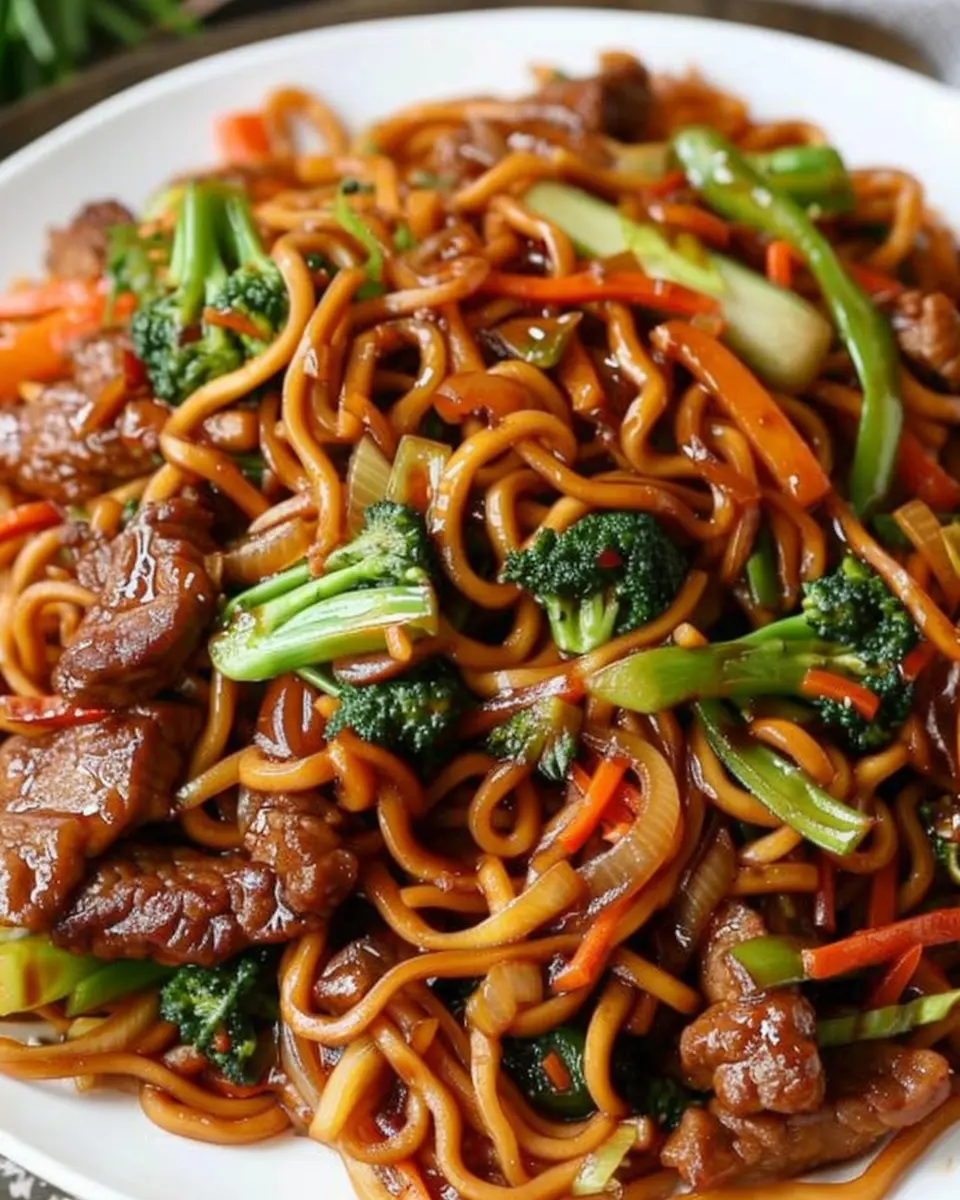 Easy Beef Lo Mein: A Quick and Delicious Homemade Delight