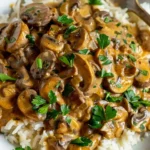 Vegan Mushroom Stroganoff