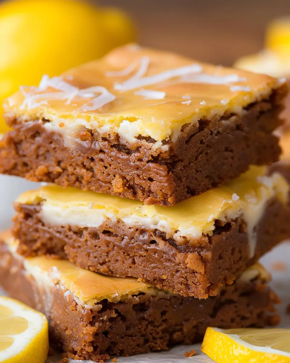 Easy Lemon Brownies Recipe: The Best Sweet &amp; Tangy Treat for Your Family