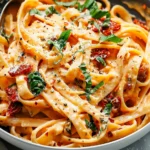 Vegan Creamy Sun Dried Tomato Pasta Recipe