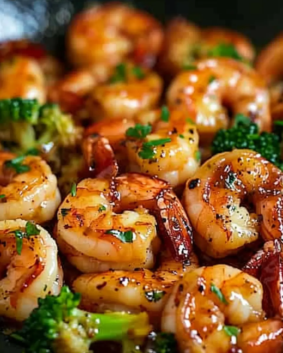 High-Protein Honey Garlic Shrimp with Turkey Bacon Delight