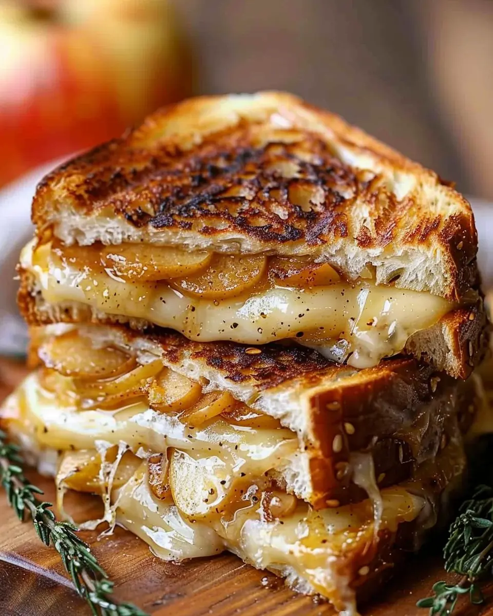 Apple Grilled Cheese with Turkey Bacon: Easy Comfort Food Delight