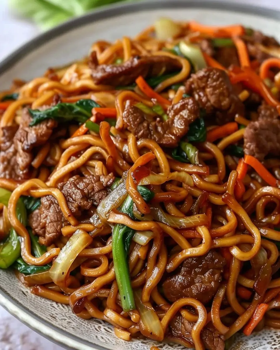 Easy Beef Lo Mein: A Quick and Delicious Homemade Delight