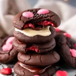 Valentine Ganache Cookies