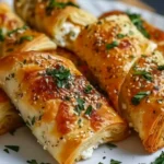 Indulgent Oven Fried Feta Rolls