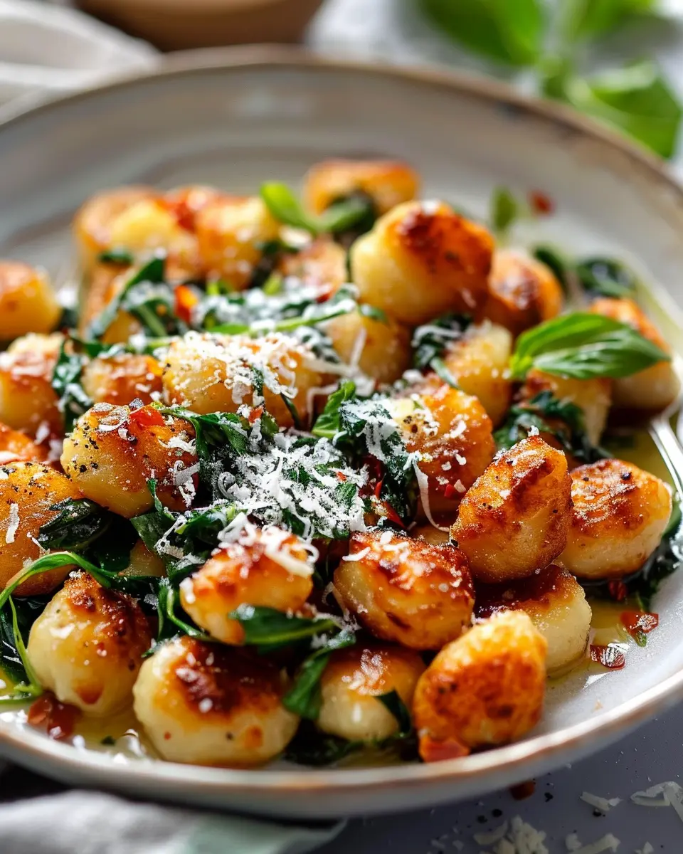Crispy Gnocchi with Turkey Bacon: A Simple and Indulgent Delight