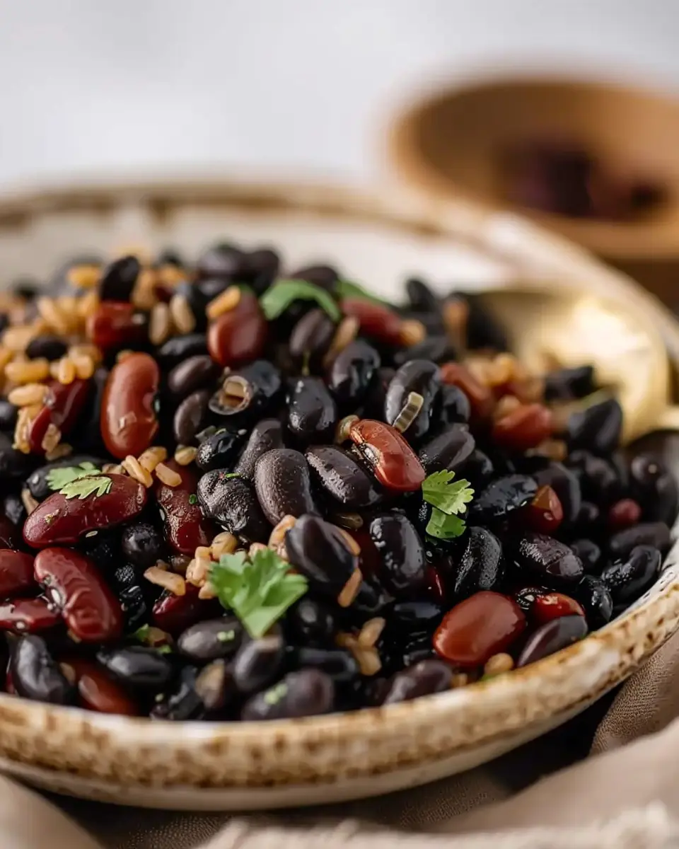 Hearty Black Beans with Turkey Bacon: A Comforting Delight