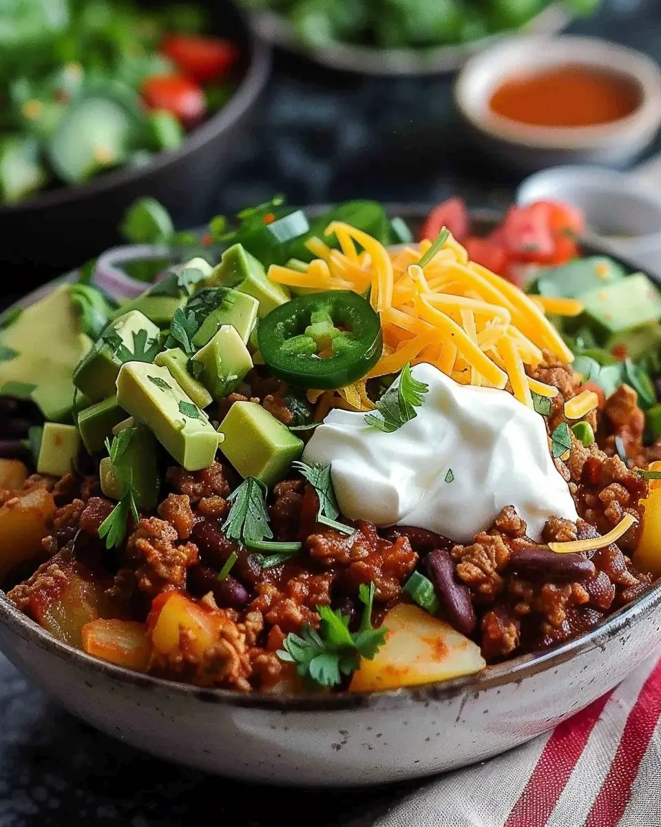 Loaded Potato Taco Bowl: A Cozy Comfort Food Delight