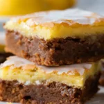 Easy Lemon Brownies Recipe