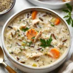 Creamy Crockpot Chicken Wild Rice Soup