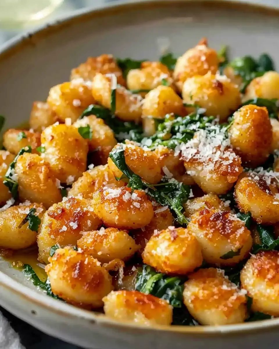 Crispy Gnocchi with Turkey Bacon and Chicken Ham Delight