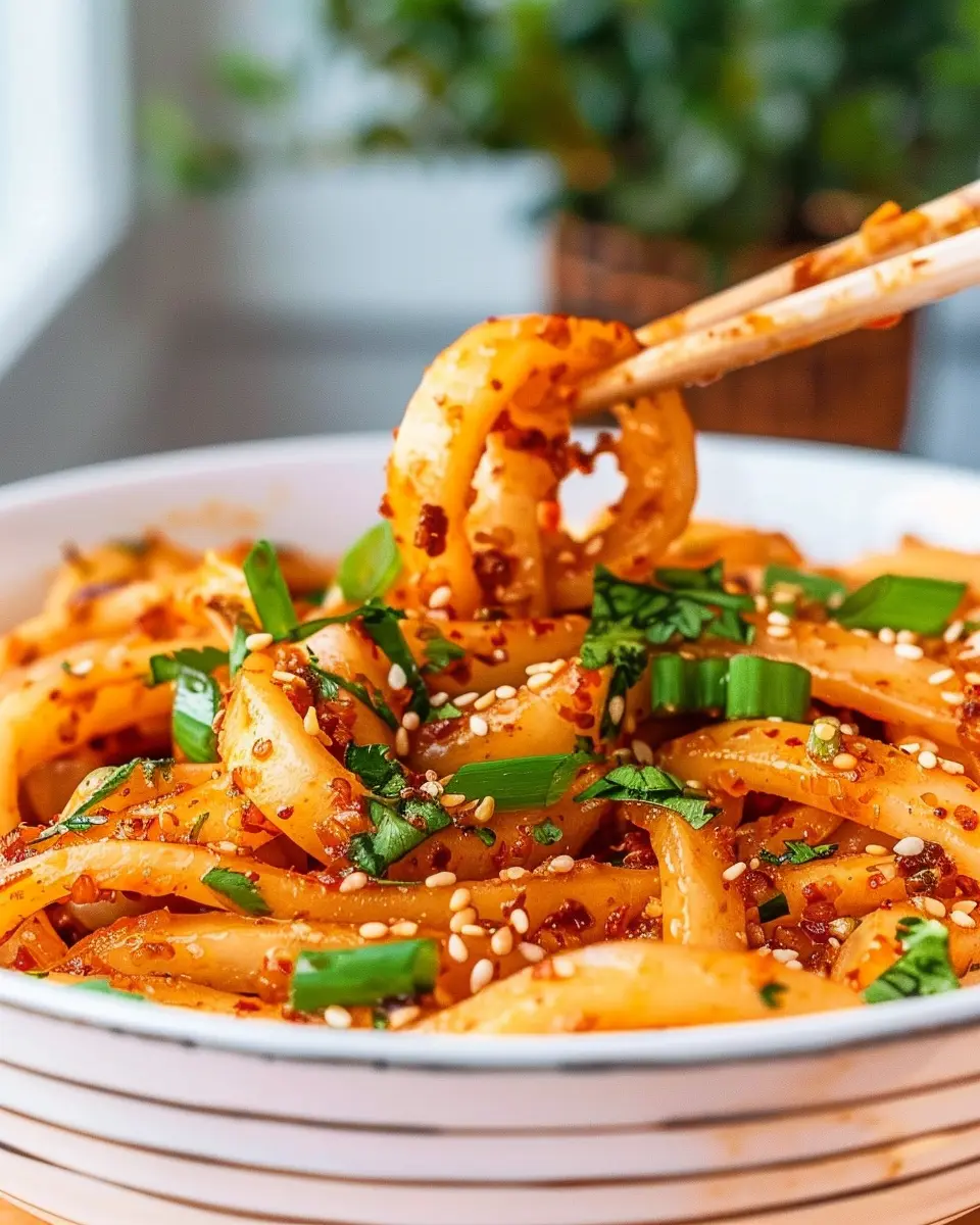 Spicy Potato Noodles with Turkey Bacon: A Flavorful Twist