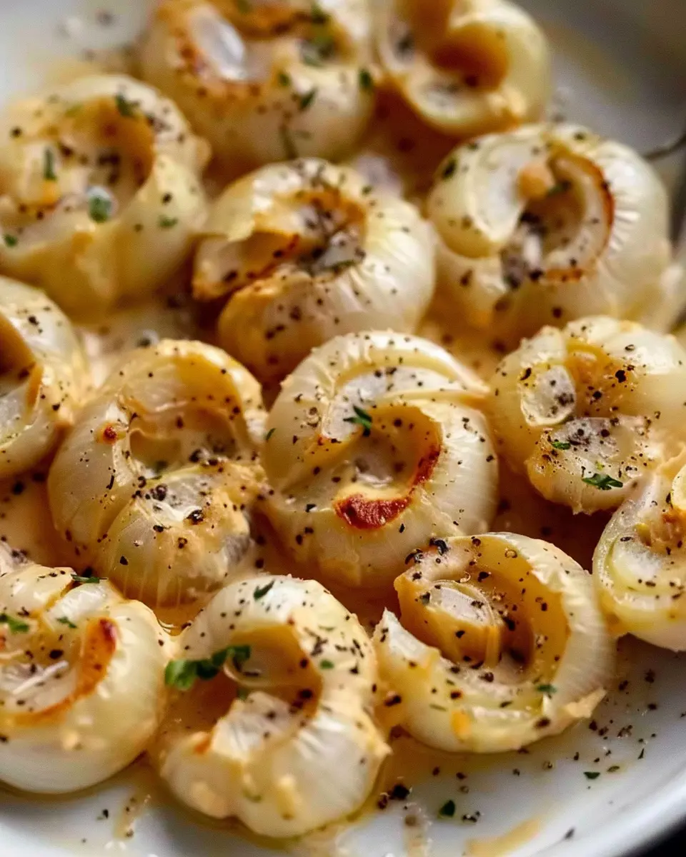 Creamy Roast Garlic Perfection with Turkey Bacon & Chicken Ham