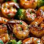 High-Protein Honey Garlic Shrimp