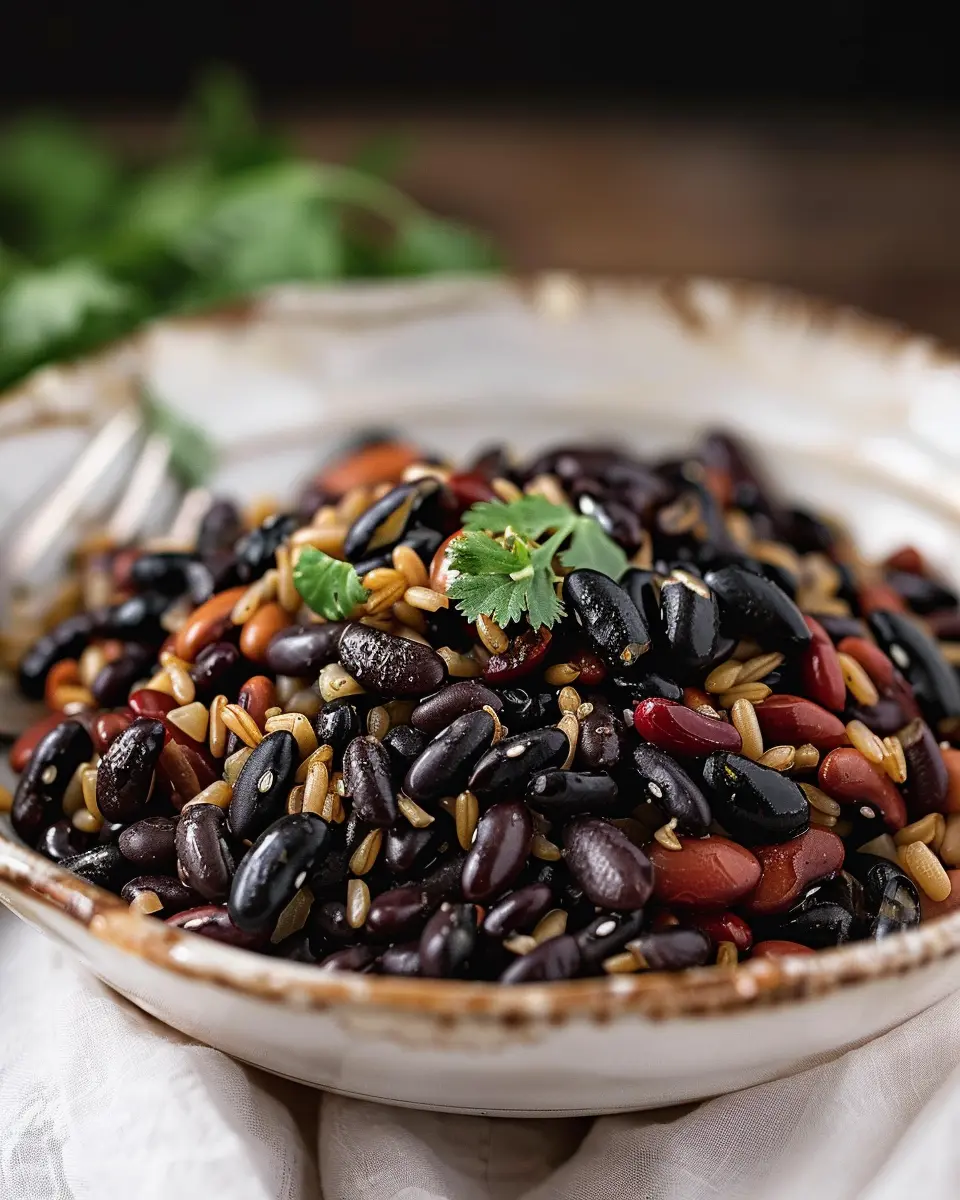 Hearty Black Beans with Turkey Bacon: A Comforting Delight