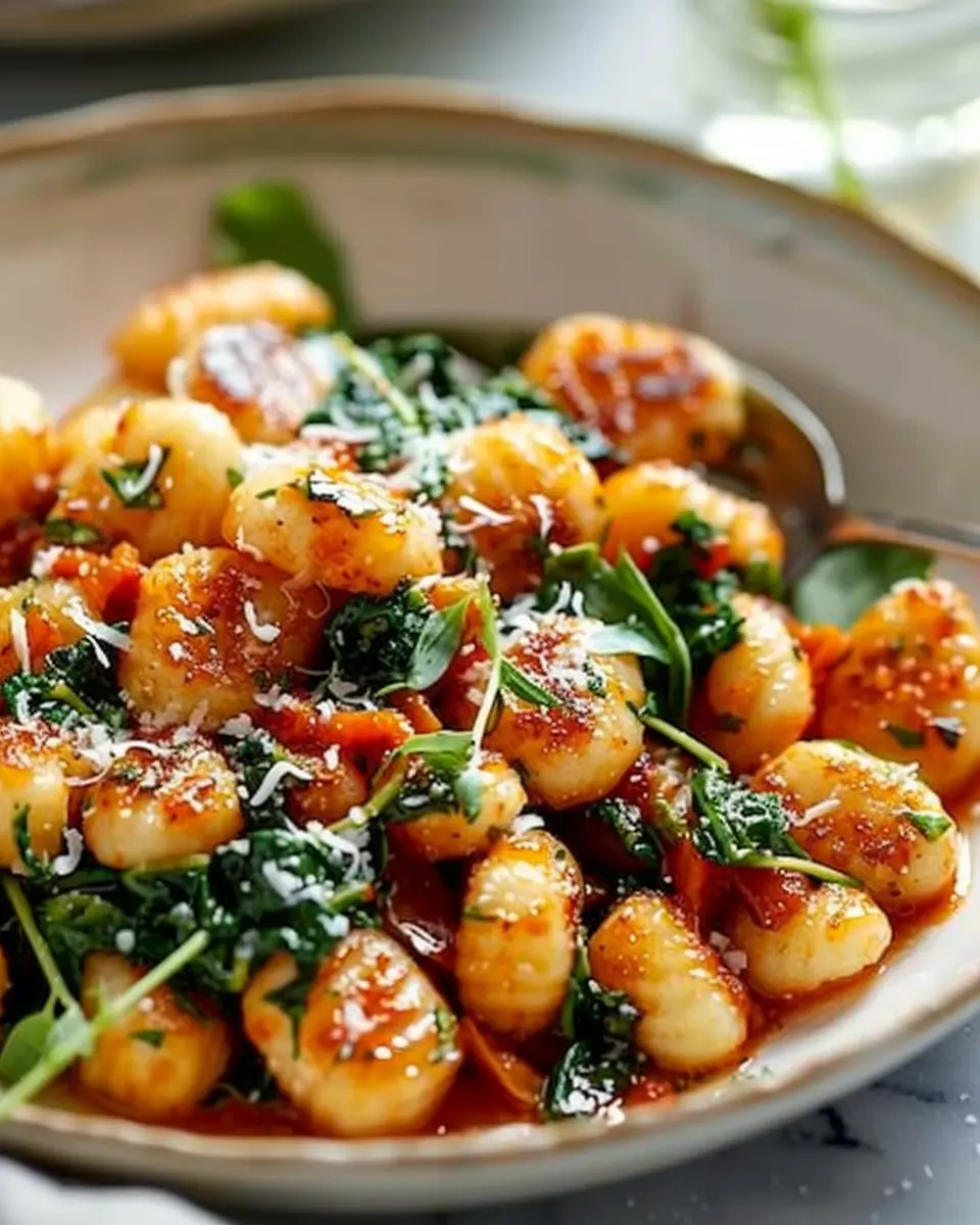 Crispy Gnocchi Delight with Turkey Bacon and Fresh Herbs