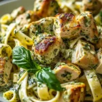 Creamy Pesto Chicken Pasta