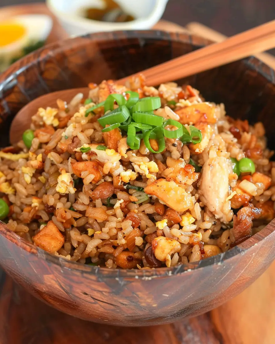 Benihana Fried Rice: Easy Recipe with Turkey Bacon and Chicken Ham